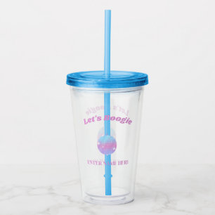 Sista Disco Sjungmöfest Skräddarsydd Namn Tumbler Take Away Mugg