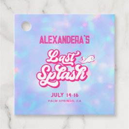 Sista doppet Poolparty Möhippa Gåvor Etiketter