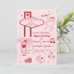 Sista festligheterna i Las Vegas möhippa schema Inbjudningar