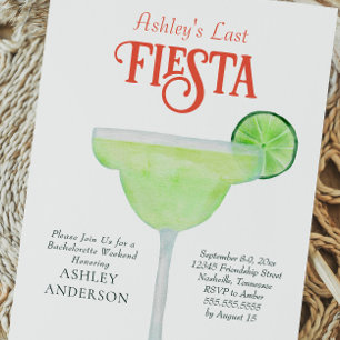 Sista Fiesta Margarita Sängkammarfest Inbjudan