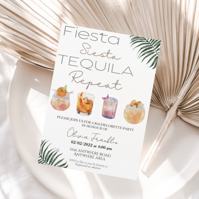 Sista fiesta Mexikansk bröllopsfest  Inbjudningar (Skapare uppladdad)