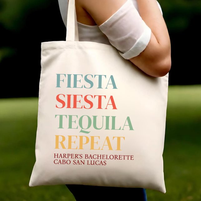 Sista Fiesta Mexiko Resa Möhippa Personlig Tygkasse (Skapare uppladdad)