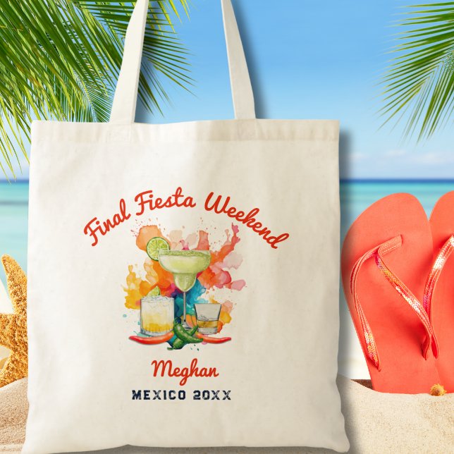 Sista Fiesta Systerweekend Shoppingväska Mexico Tygkasse (Skapare uppladdad)
