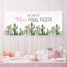 Sista Fiesta Välkomstbanner