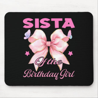 Sista födelsedagsflicka matchande coquette rosa sl musmatta