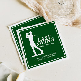 Sista gången före Ring Golf Bachelor Pappersservett