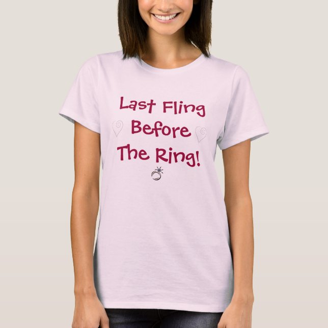 Sista gången före Ring! T-shirt (Framsida)