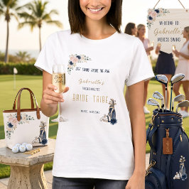 Sista gigan innan vigseln Golf Brudtärna Brud T Shirt