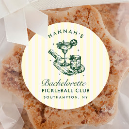 Sista gungningen före ringens Pickleball Bach-helg Runt Klistermärke