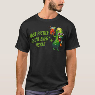 Sista gurkan hon någonsin kommer att kittla - Säng T Shirt