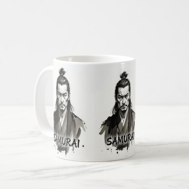 Sista kämpande samurajen  kaffemugg (Framsida vänster)