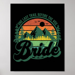 Sista leden före slöjan brudläger camping bäck poster