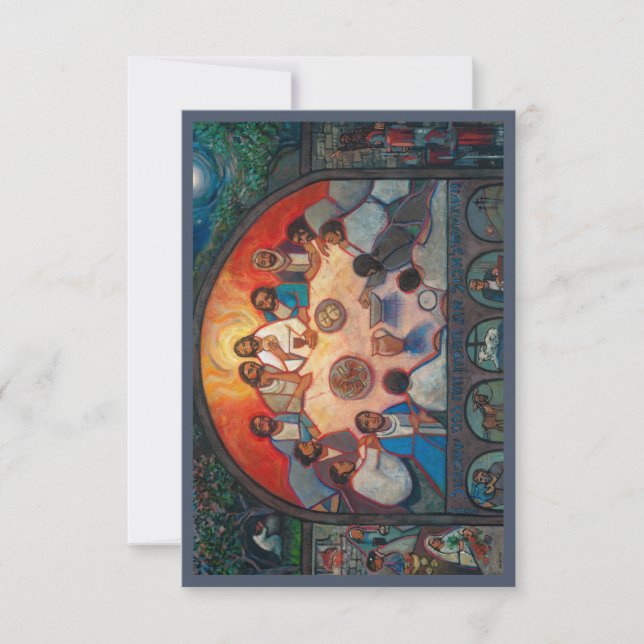 Sista levern, Prayer Card för Heliga Vecka, Luke 2 (Framsida)