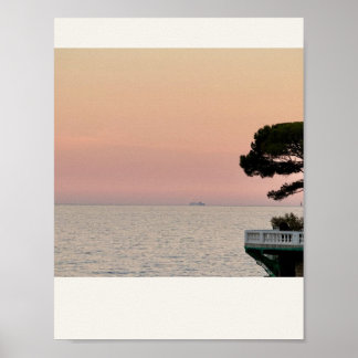 SISTA LJUSET — Medelhavslandskapsfotografi Konst Poster