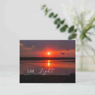 Sista ljuset | Sommarsolnedgångskort Kort