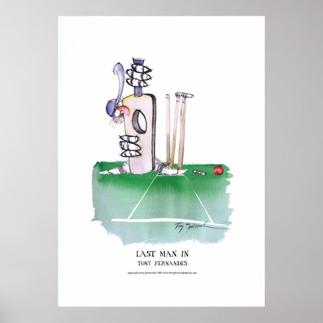 Sista man i, tony fernandes poster (Framsidan)