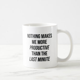 Sista minut kaffemugg