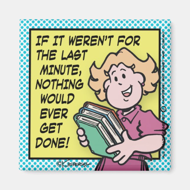 Sista minut magnet (Framsidan)