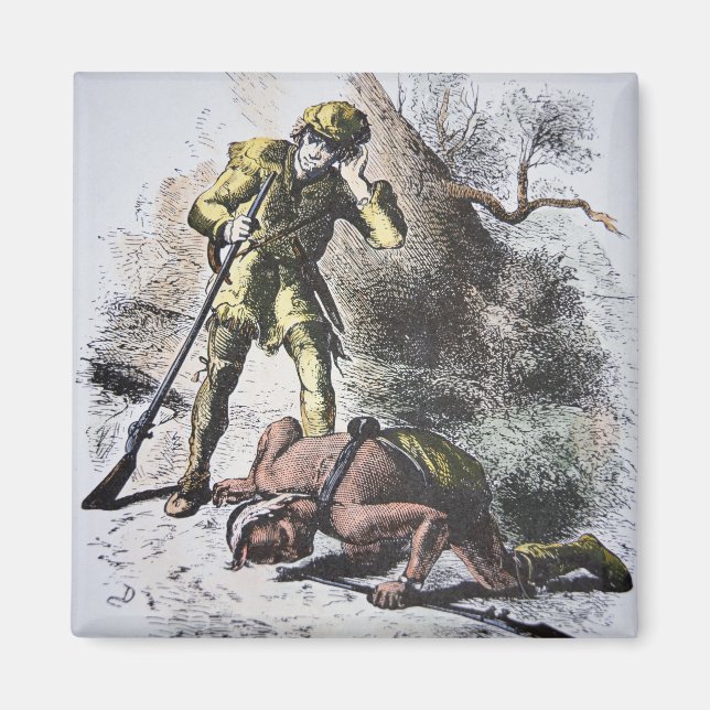 "Sista Mohicans" av James Fenimore Cooper (1 Magnet (Framsidan)