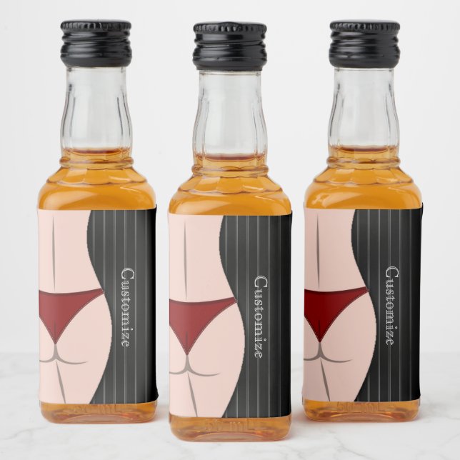 Sista natten av frihet Sjungmöfest Spritflaskor Etikett (Flaskor)