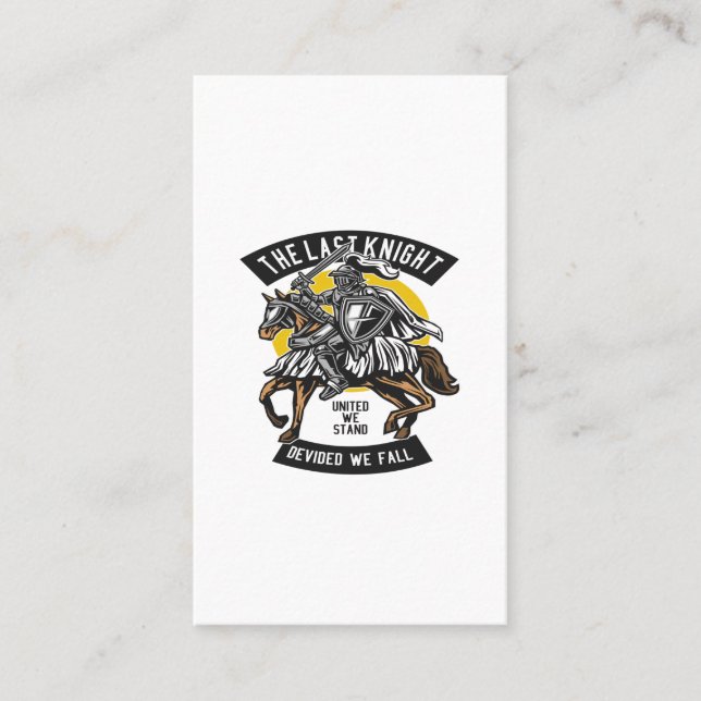 Sista natten visitkort (Framsida)