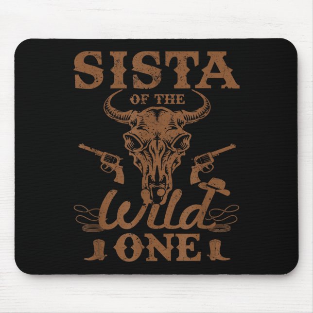 Sista Of The Wild One Cowboy Western Rodeo Party M Musmatta (Framsidan)