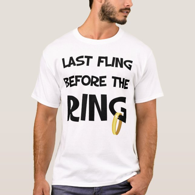 Sista pålning före Ring T-shirt (Framsida)