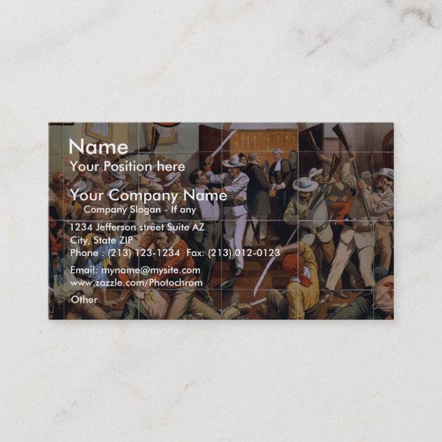 Sista penseln, Retro Theater på Kuba Visitkort (Framsida)