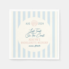 Sista popup på Kusten Bachelorette Napkins Pappersservett