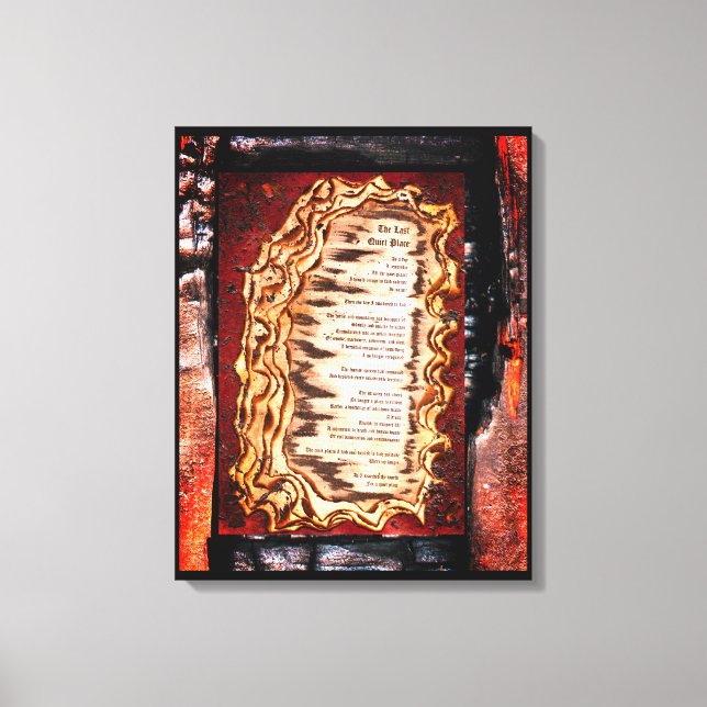 Sista Quiet Ställe Canvastryck (Framsida)