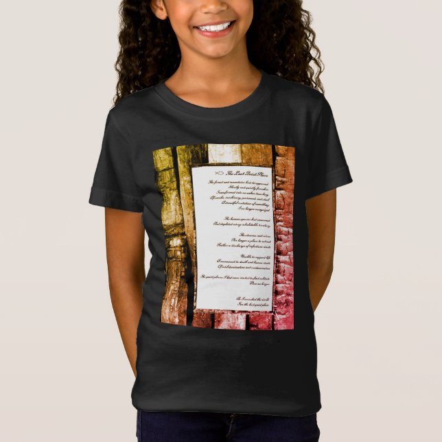 Sista Quiet Ställe T Shirt (Framsida)