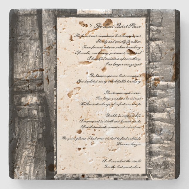 Sista Quiet Ställe Underlägg Sten (Framsidan)