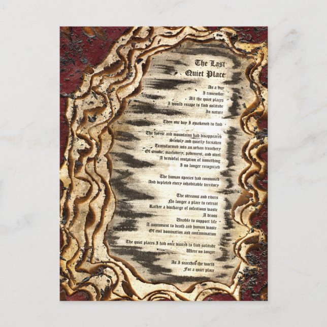 Sista Quiet Ställe Vykort (Framsida)