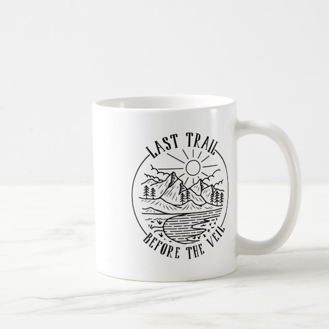 Sista resan innan slöjan Brudtärna bröllopsfest Kaffemugg (Höger)