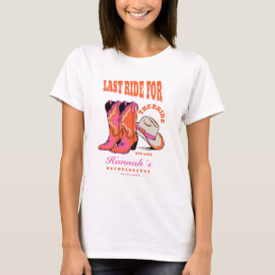 Sista Ritten för Bruden Western Möhippa T Shirt