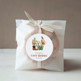 Sista Rodeo Anpassad Klistermärke