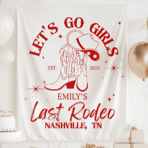 Sista Rodeo Sjungmöfest Banner, Nu Kör Vi Tjejer