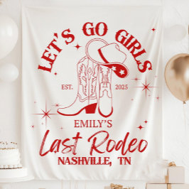 Sista Rodeo Sjungmöfest Banner, Nu Kör Vi Tjejer