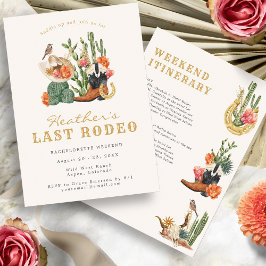 Sista Rodeo Sjungningsinbjudan Inbjudningar