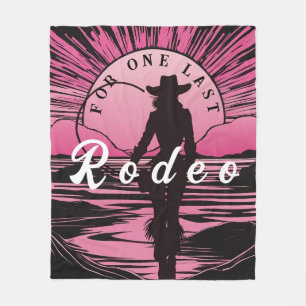Sista Rodeo Sjungningskväll Fleecefilt