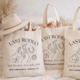 Sista Rodeon Sängkammarjungfrutaska | Western Säng Tygkasse