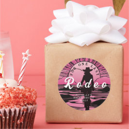 Sista Rodeon Sjungmö Runt Klistermärke