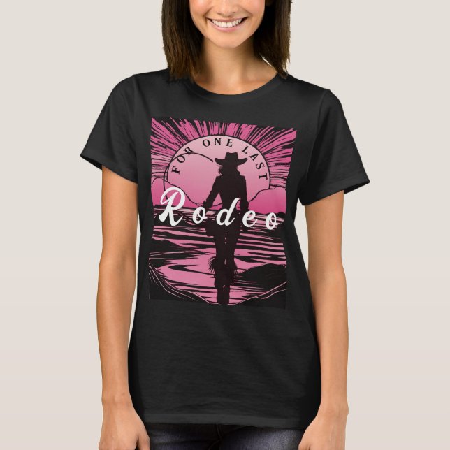 Sista Rodeon Sjungmö T Shirt (Framsida)