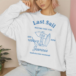 Sista segeln före slöjan Bachelorette helg T Shirt