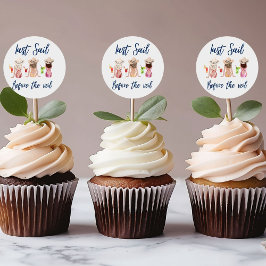 Sista segeln före Veil Bachelorette-partiets blå Runt Klistermärke