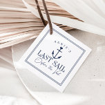 Sista segeln före Veil Nautical Bachelorette Gåvor Etiketter<br><div class="desc">Ställ in platsen för din nautiska eller roterande bachelorette-fest med dessa söta personliger till favärdestaggar. Utformningen har en marin blå frakt som är täckt av ett litet hjärta, med två linjer anpassningsbar text nedanför, som visas med "Sista segeln före slöjan". Lägg till namn-kurvorna för bruden ovanpå. Färg kan ändras för...</div>
