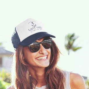 Sista segeln före Veil Nautical Bachelorette Keps
