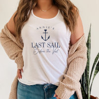 Sista segeln före Veil Nautical Bachelorette