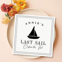 Sista segeln före Veil Nautical Bachelorette