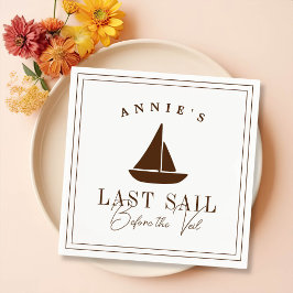 Sista seglingen före slöjan Nautilus möhippa Pappersservett